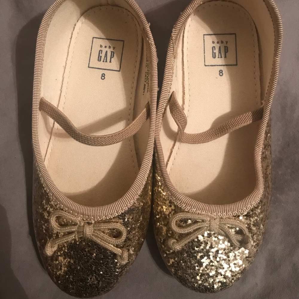 Glitter Gap ballerina flats